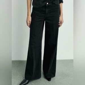 MANGO Wide Leg Jeans With Pockets